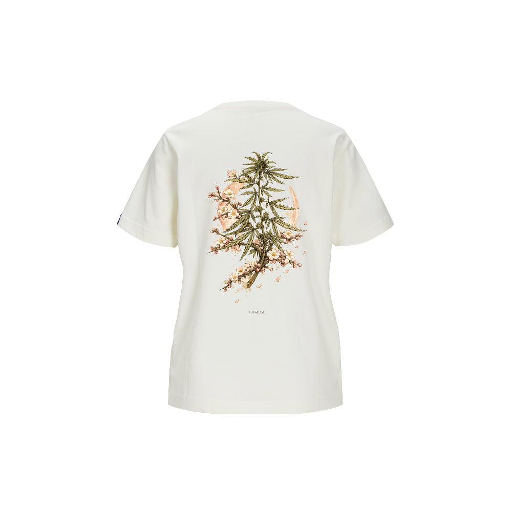 back of botanical icon shirt women 
