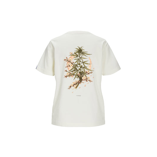back of botanical icon shirt women 