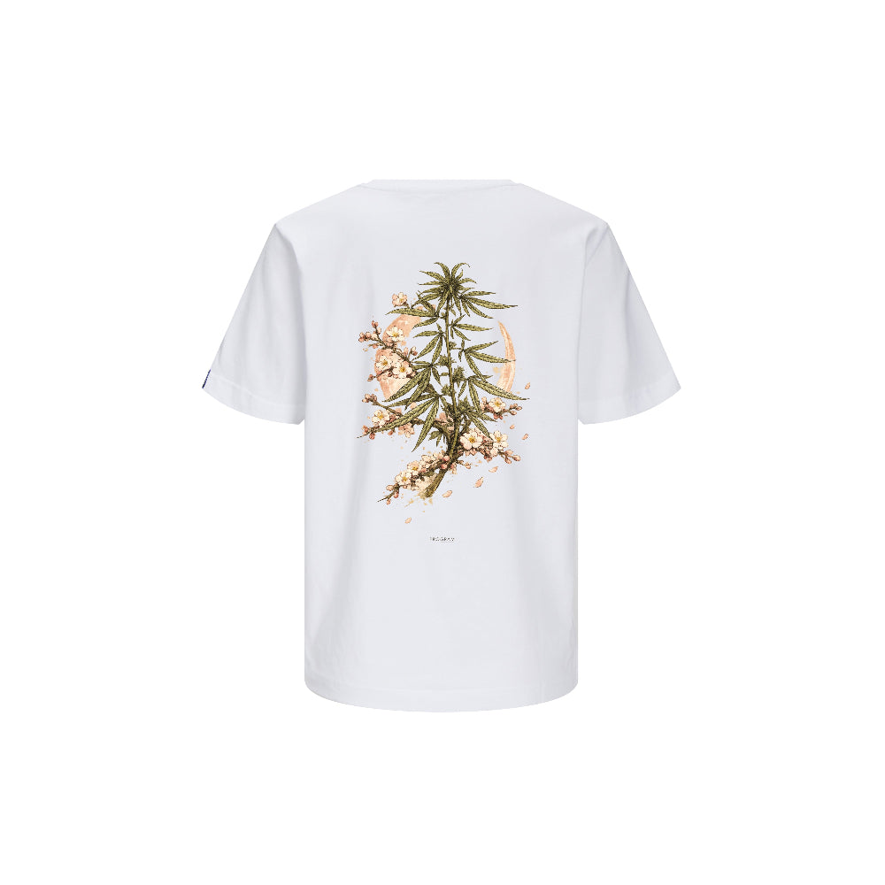 illustrative t-shirt design flower