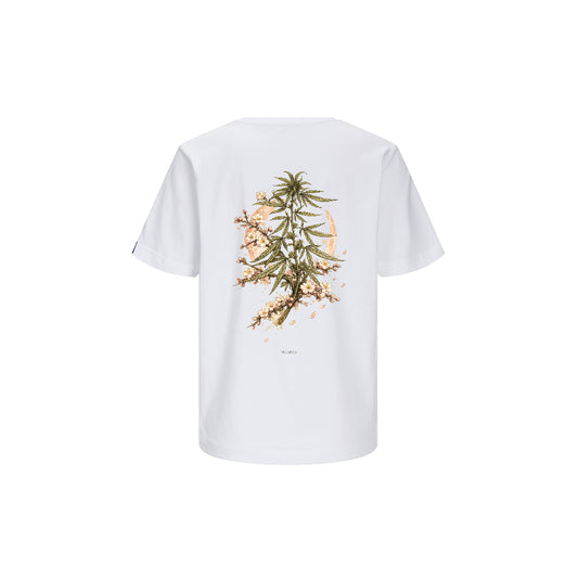 illustrative t-shirt design flower