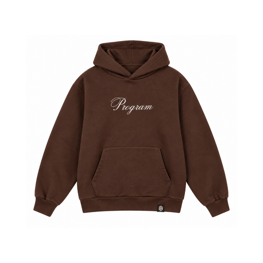 heavyweight hoodie brown program