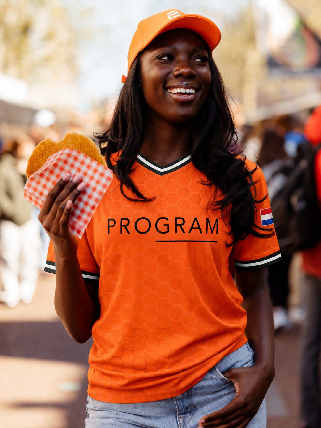 Program Netherlands shirt girl wearing