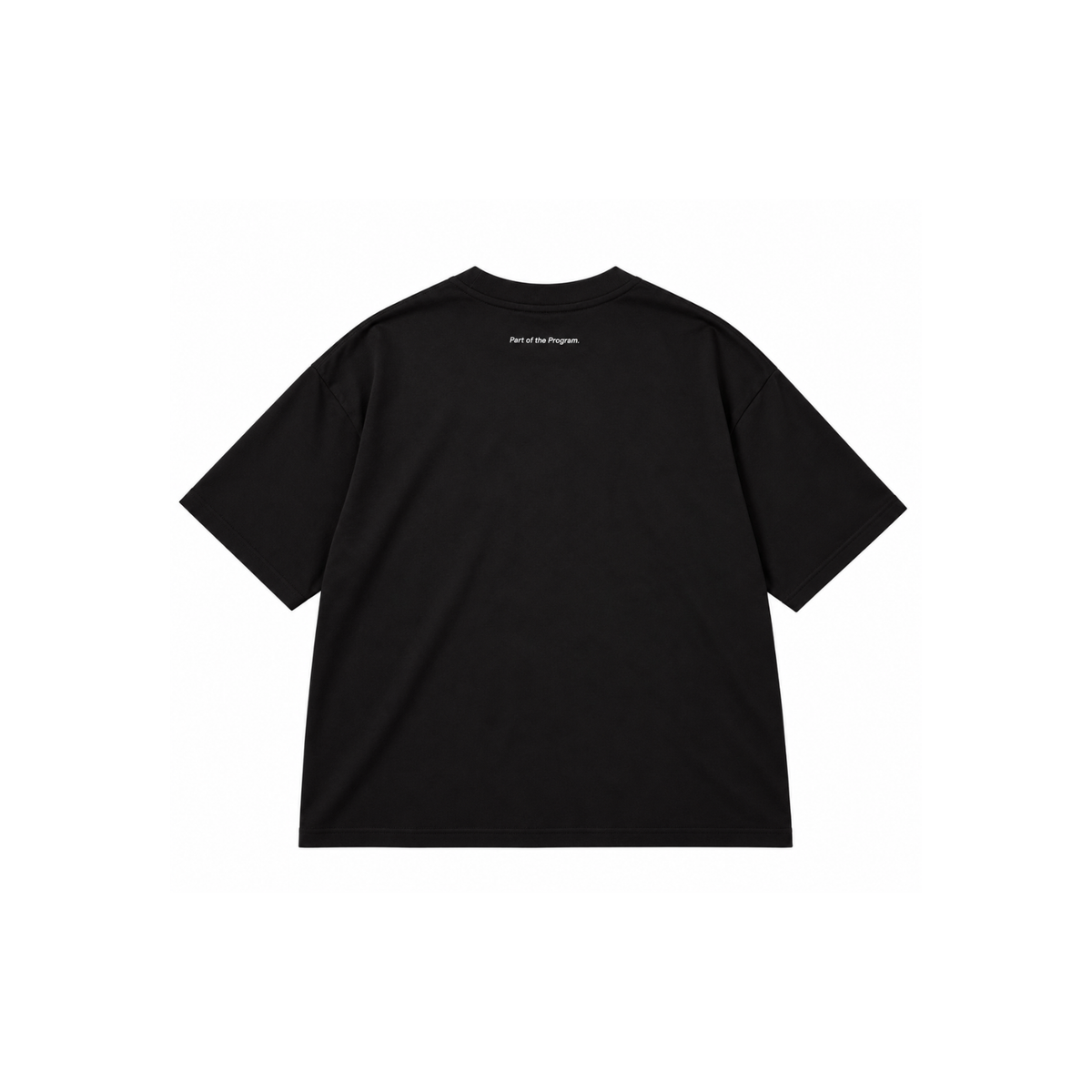 Program oversized tee black back