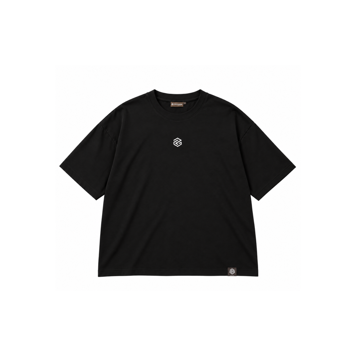 Program oversized tee black front
