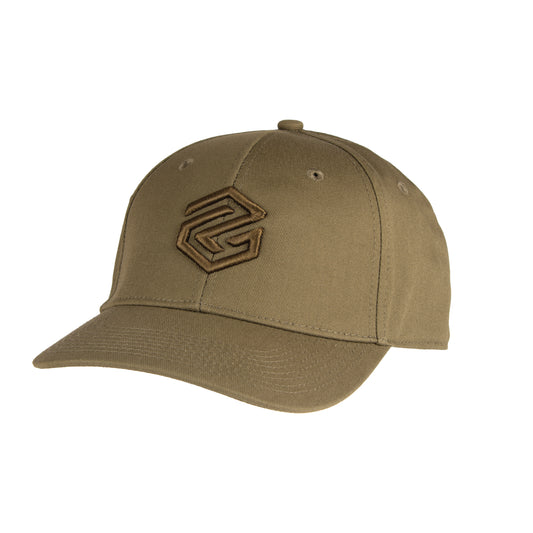 Program logo cap green on green olive